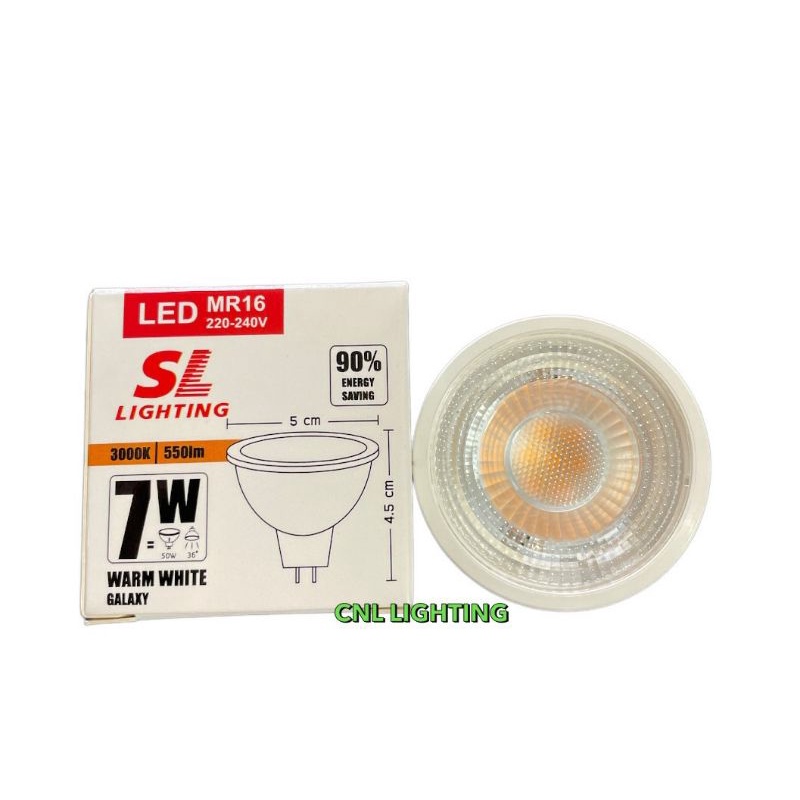 LED MR16 220V. GU5.3 7W