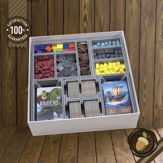 [Accessory Board Game] Folded Space Organizer: Raiders of the North Sea &amp; Expที่จัดเก็บของในกล่องบอร์ดเกม (Boardgame)