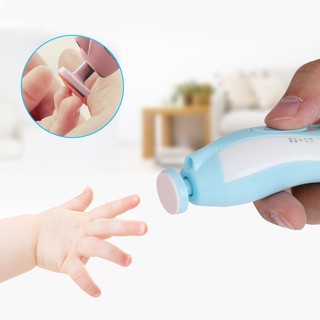 ชุดแต่งเล็บไฟฟ้าของทารก ชุดตะไบเล็บ ชุดกรรไกรตัดเล็บเด็ก Multifunctional baby nail polisher manicure kit