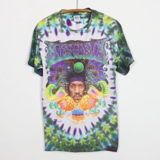 1997 Jimi Hendrix เสื้อยืดมัดย้อม 3D ไซซ์ XS-4XL