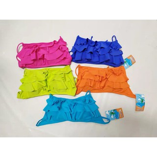 bikini ชุดบิกินี่ทูพีช เซ็กซี่ สีล้วน เนื้อผ้าดี