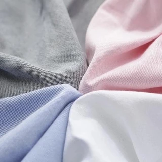 ‼️ผ้าดีที่สุด‼️ เสื้อเชิ้ตคอปก ผ้าOxford สีพื้น 6 สี แขนยาว