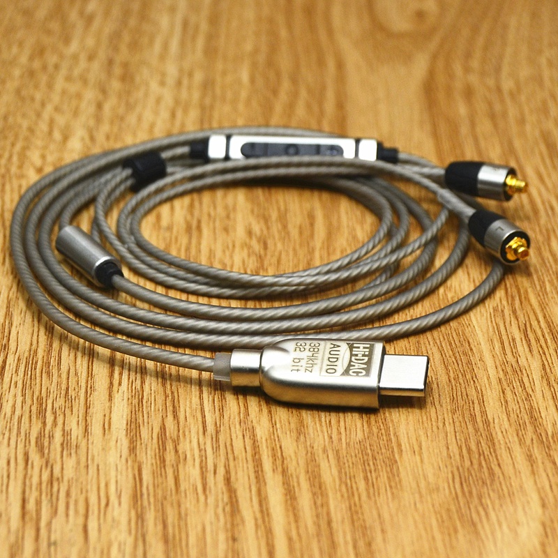 อะแดปเตอร์ชิปถอดรหัส Type-C Dac Alc5686 สําหรับสายหูฟัง Sennheiser Ie8Ie8I Ie80 80S Shure Mmcx Se215 (Mmcx)
#8