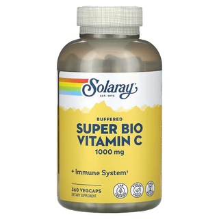 Solaray, Super Bio Vitamin C, Timed Release 360 แคปซูล Exp.10/2026