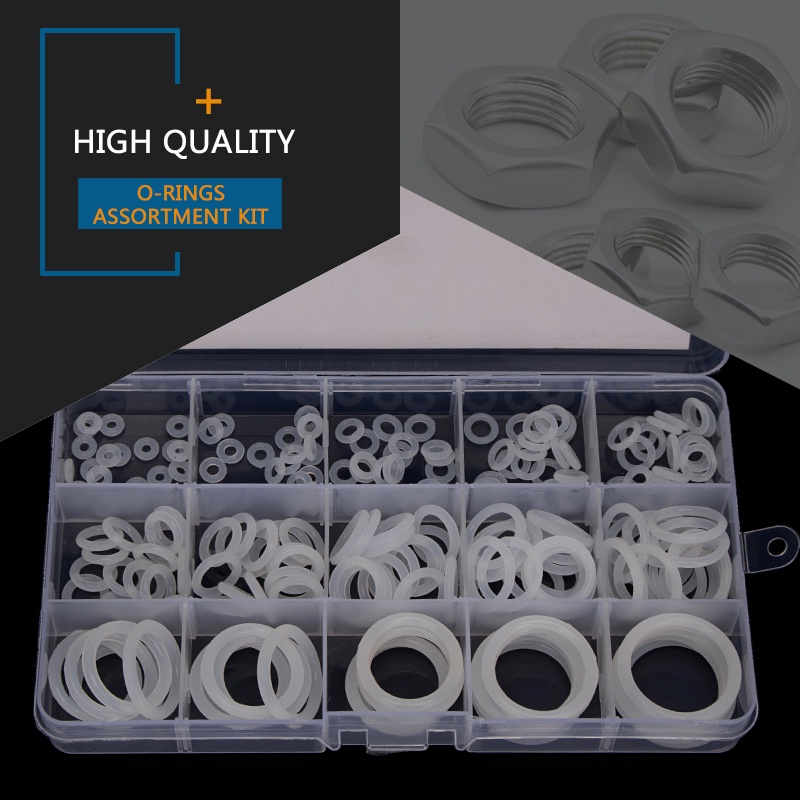 150-200-225PCS PCP Paintball ซีล O แหวนซิลิโคนสีขาวทดแทน OD 6 มม.-30 มม.CS 1.5 มม.1.9 มม.2.4 มม. 3.1 มม.O-ring ชุด - รูปที่ 5