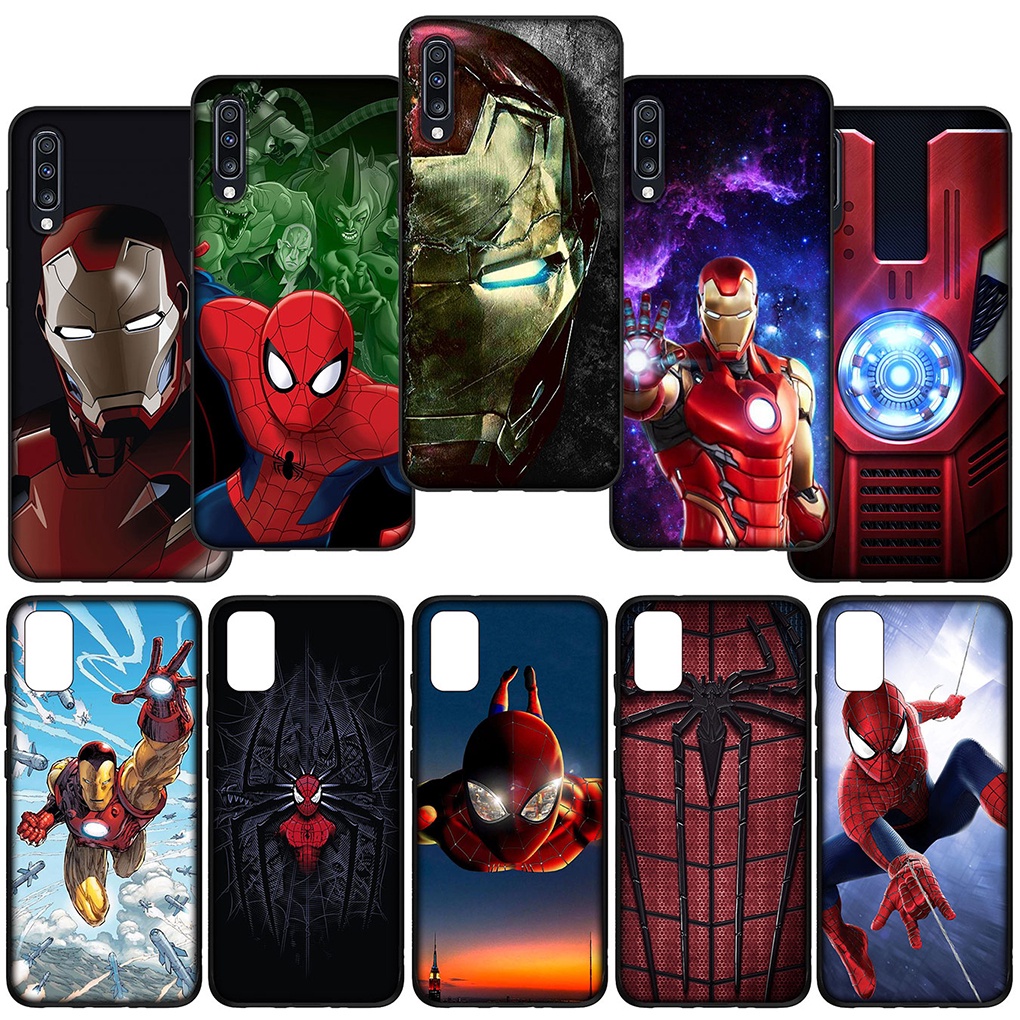 Samsung Galaxy A13 A33 A53 A73 A22 5G ปลอกอ่อน GG-EC79 Spider Man Marvel Hero iron Man Spider-Man เค