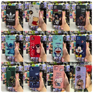 📲Case 📲ออปโป้ Reno7z / Reno8z เคสกำมะหยี่ ลายการ์ตูน ขอบกล้องโครเมี่ยม สำหรับ Oppo A57(4G) / Reno7z 5g  / Reno8z 5z  ส่