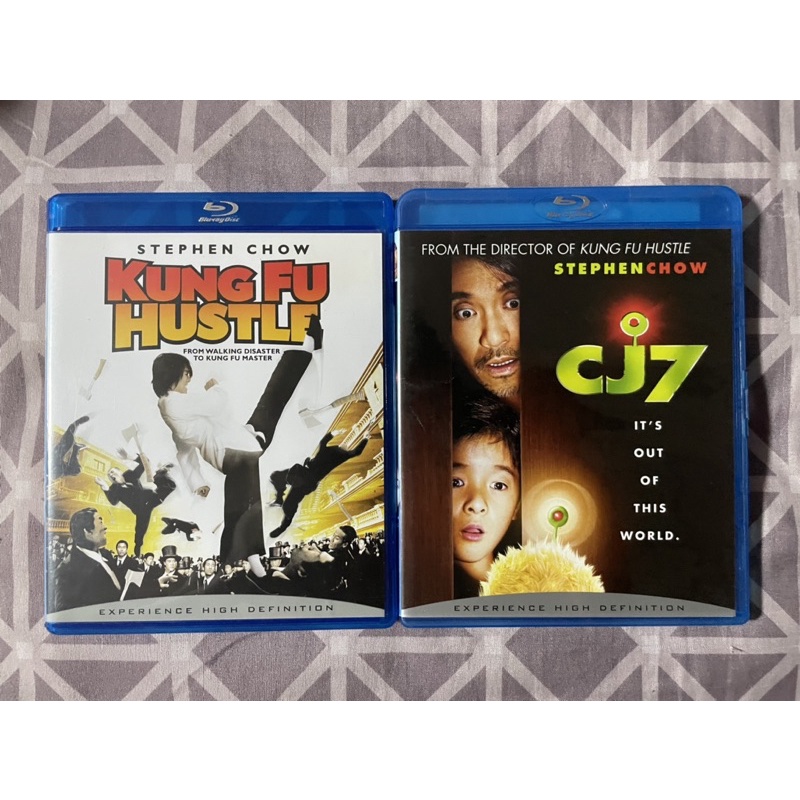 แผ่น Blu-ray ลิขสิทธิ์แท้ เรื่อง Kung Fu Hustle กับ CJ7 มือ2 ของไทยทั้ง 2 เรื่อง