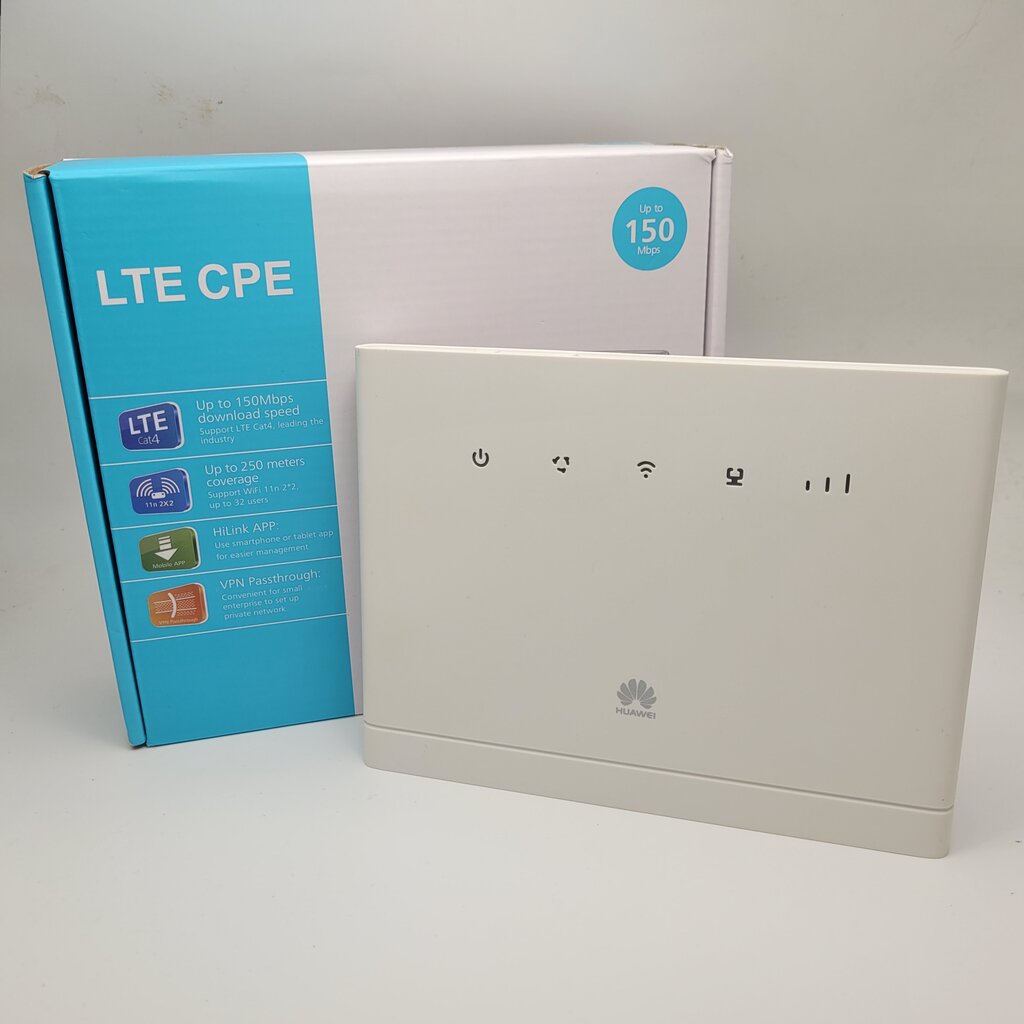 ▨Global Version Original Huawei B315 B315S-607 4G LTE CPE Router ใช้ได้ทั้ง Net ทั้งโทร ใส่ซิมได้ทุกเครือข่าย พร้อมเสา..