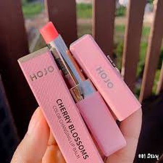 (ใหม่/ของแท้) ลิป novo hojo color cherry lip balm ลิปบาล์ม ลิปสติก สไตล์เกาหลีรักษาความชุ่มชื้นของริมฝีปาก no.8042