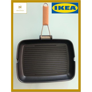 กระทะย่าง เทปล่อน ขนาด 36x26 ซม. GRILLA กริลล่า (IKEA)