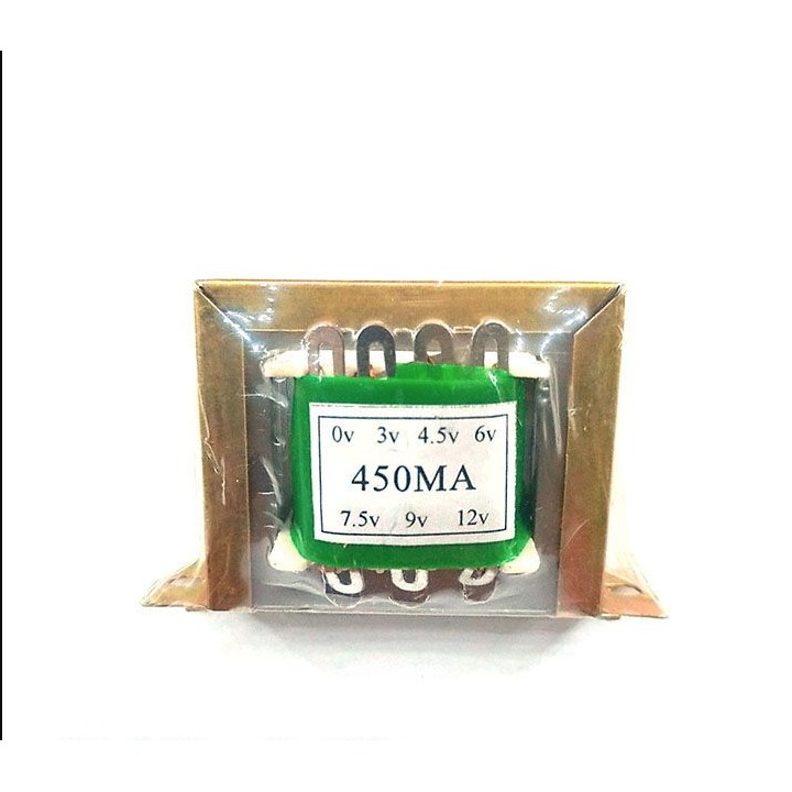 หม้อแปลง 450mah 0-12v