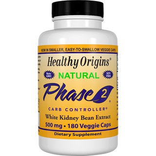 Healthy Origins, Phase 2 Carb Controller, White Kidney Bean Extract, 500 mg