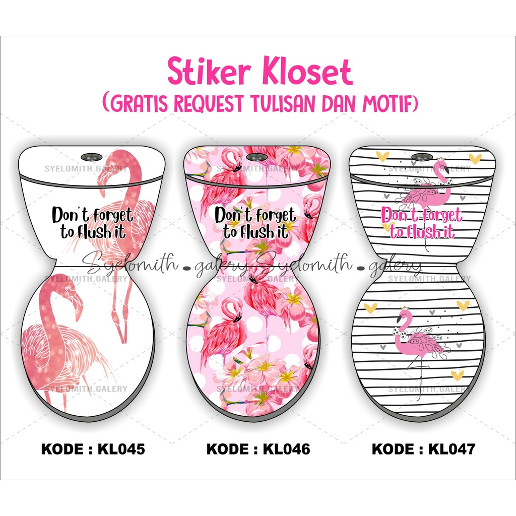 FULL BODY CLOSET STICKER FULL BODY CLOSET STICKER FULL BODY FLAMINGO MOTIF SERIES 3