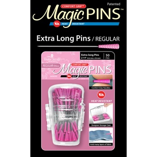 Taylor Seville Magic Pins Extra Long-Pink 50ชิ้น