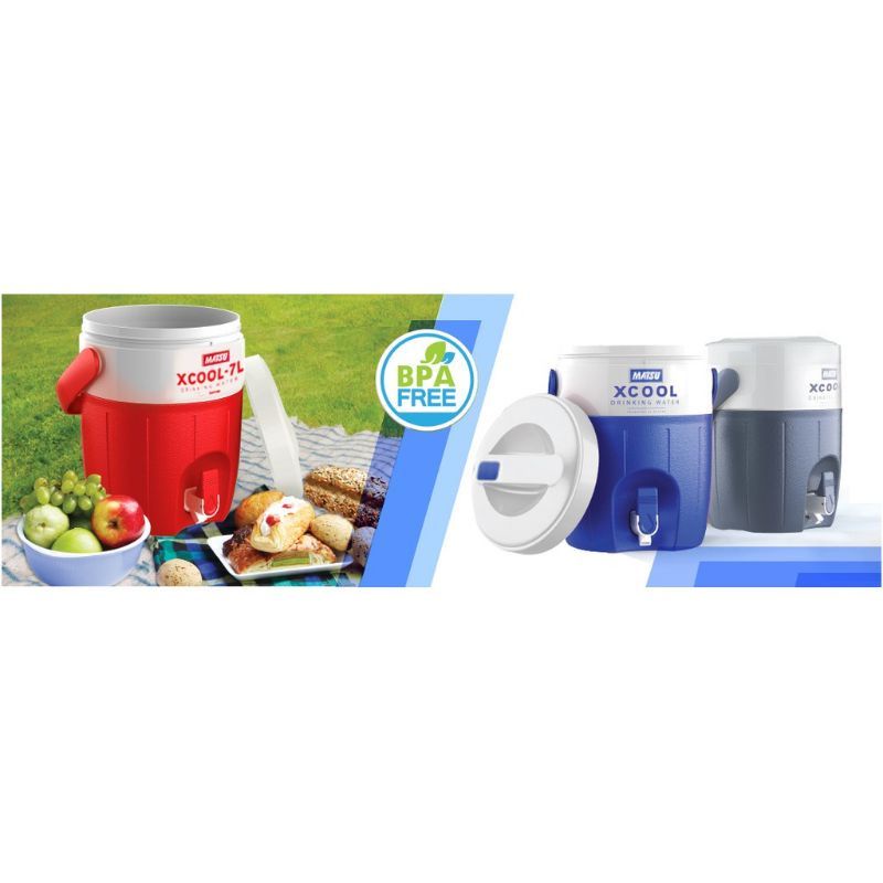 Duytan Matsu คุณภาพสูง XCool Cooler 7L {KEEP COOL UP ถึง 36 HOURS Round Cooler / Mini Rice Bucket / 