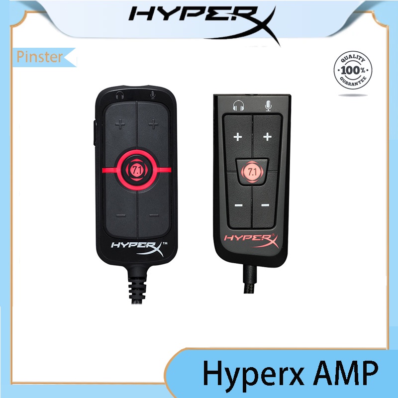 Hyperx AMP การ์ดเสียง USB Kingston HyperX AMP Virtual 7.1 Virtual Surround Sound Built-in DPS Sound Card