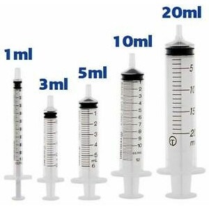 Syringe NIPRO ไซริ้ง กระบอกฉีดยา 3 ml / 5 ml / 10 ml / 20 ml / 50 ml
