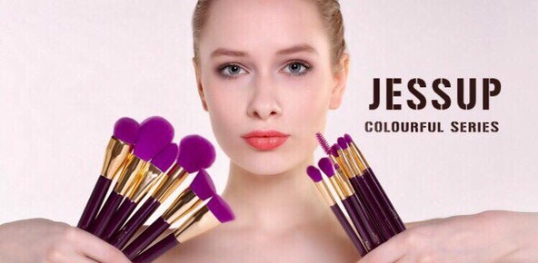 ชุดแปรงแต่งหน้าคลาสสิก 15 ชิ้น Jessup Colourful Set 15PCS - รูปที่ 5