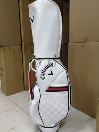 【GOLF BAG】กระเป๋ากอล์ฟผู้ชายและผู้หญิงที่มีถุงกอล์ฟกันน้ำ PU กระเป๋ามาตรฐานถุงกีฬากอล์ฟ