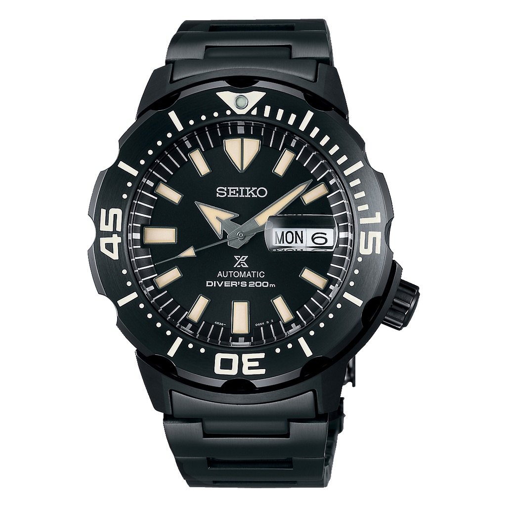 Karnvera Shop นาฬิกาข้อมือผู้ชาย Seiko Men's Prospex Monster Automatic Diver's Watch - SRPD29K1