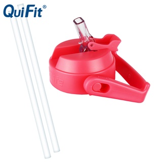 Quifit ขวดน้ํา พร้อมหลอดดูด สําหรับปากกลาง 1 ลิตร 1.3 ลิตร 2 ลิตร 2.2 ลิตร 3.78 ลิตร 3.8 ลิตร