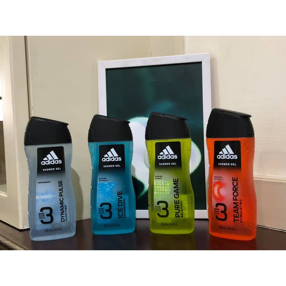 adidas team force shower gel