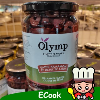 ecook โอลิม มะกอก ดำ สไลด์ 700g olymp black olive slice