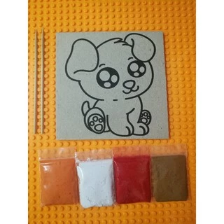 จิ้มแปะ Paper Clay เปเปอร์เคลย์ พร้อมสี ขนาด 12.5*12.5 ซม.