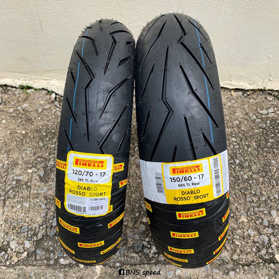 ยาง Pirelli Diablo Rosso Sport รุ่นใหม่ลายสายฟ้า | Shopee Thailand