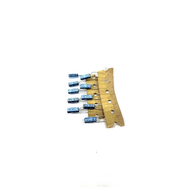 c 47uf 16v ( บรรจุ 10 ตัว ) คาปาซิเตอร์ อะไหล่