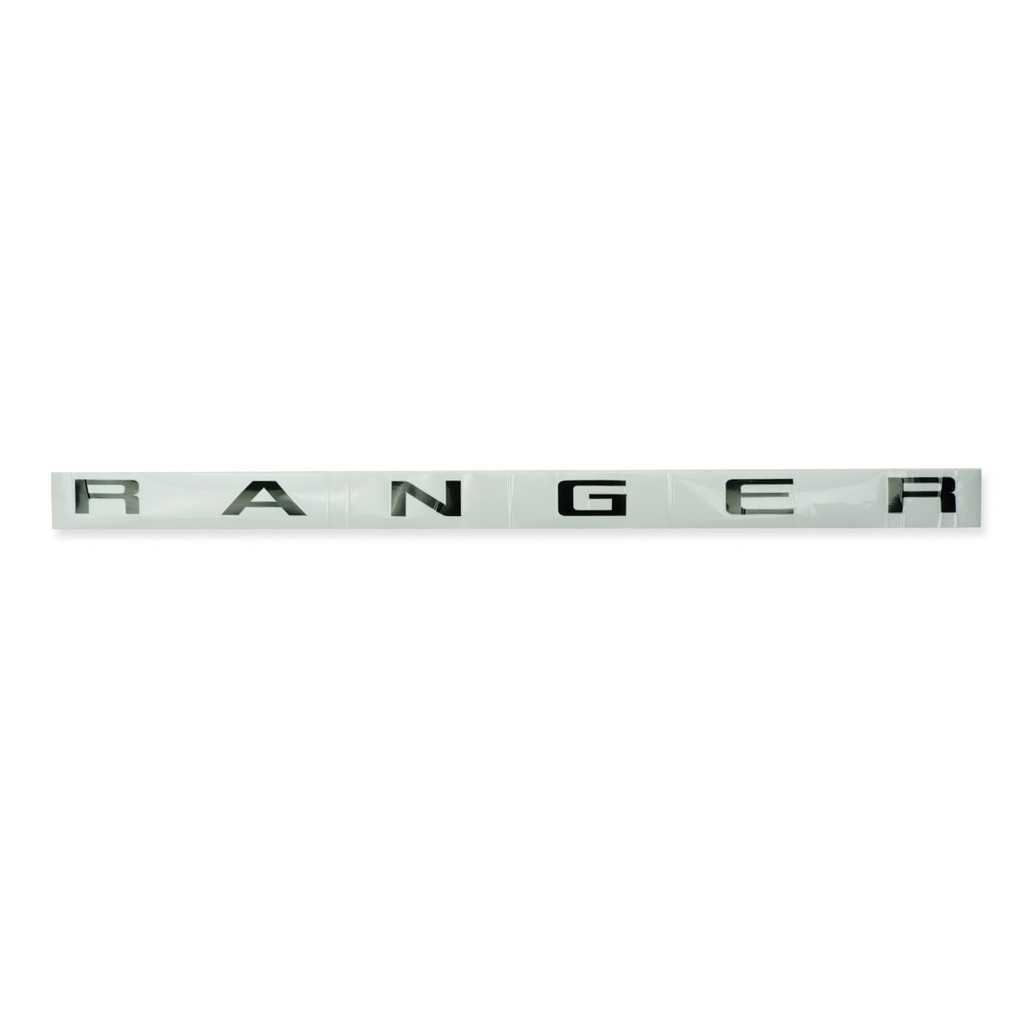 สติ๊กเกอร์ Sticker "RANGER" ติดฝาท้าย ฟอร์ด แรนเจอร์ สีดำ สำหรับ Ford Ranger ปี 2012-2018