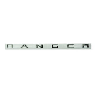 สติ๊กเกอร์ Sticker "RANGER" ติดฝาท้าย ฟอร์ด แรนเจอร์ สีดำ สำหรับ Ford Ranger ปี 2012-2018