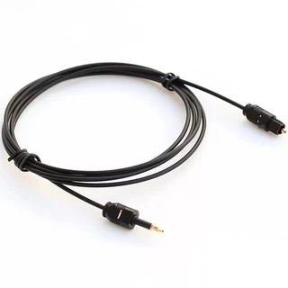 เสียงดิจิตอล Toslink MINI Toslink 0.5CMสายเคเบิลออปติคัล SPDIF 3.5 มม.3.5 ถึงอะแดปเตอร์สำหรับสายสัญญาณเสียงสำหรับ audio