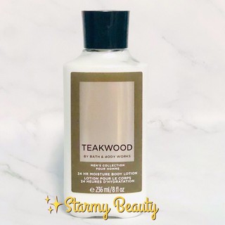 โลชั่นบำรุงผิวผู้ชาย  Bath &amp; Body Works  Signature Mens Collection  "Teekwood" ดูแลผิว สร้างเสน่ห์ตัวหอม มั่นใจตลอดวัน