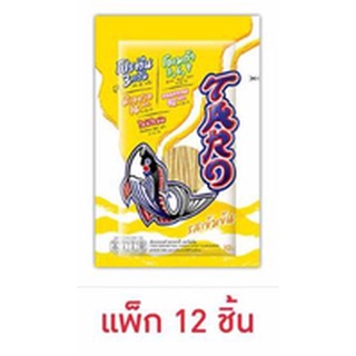 ทาโร ปลาสวรรค์รสเข้มข้น 10 กรัม (แพ็ก 12 ชิ้น)