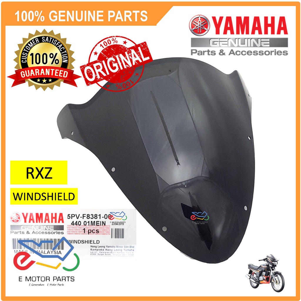 RXZ VISOR RXZ WINDSHIELD RXZ CATALYZER - 5PV-F8381-00
