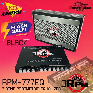 สินค้าขายดี!! ปรีแอมป์ 7แบนด์สีดำ RPM รุ่น RPM-777EQ PRE AMP 7BAND ชุดปรับเสียงลูกบิดอลูมิเนียม ปรับแยกเสียงซับอิสระ