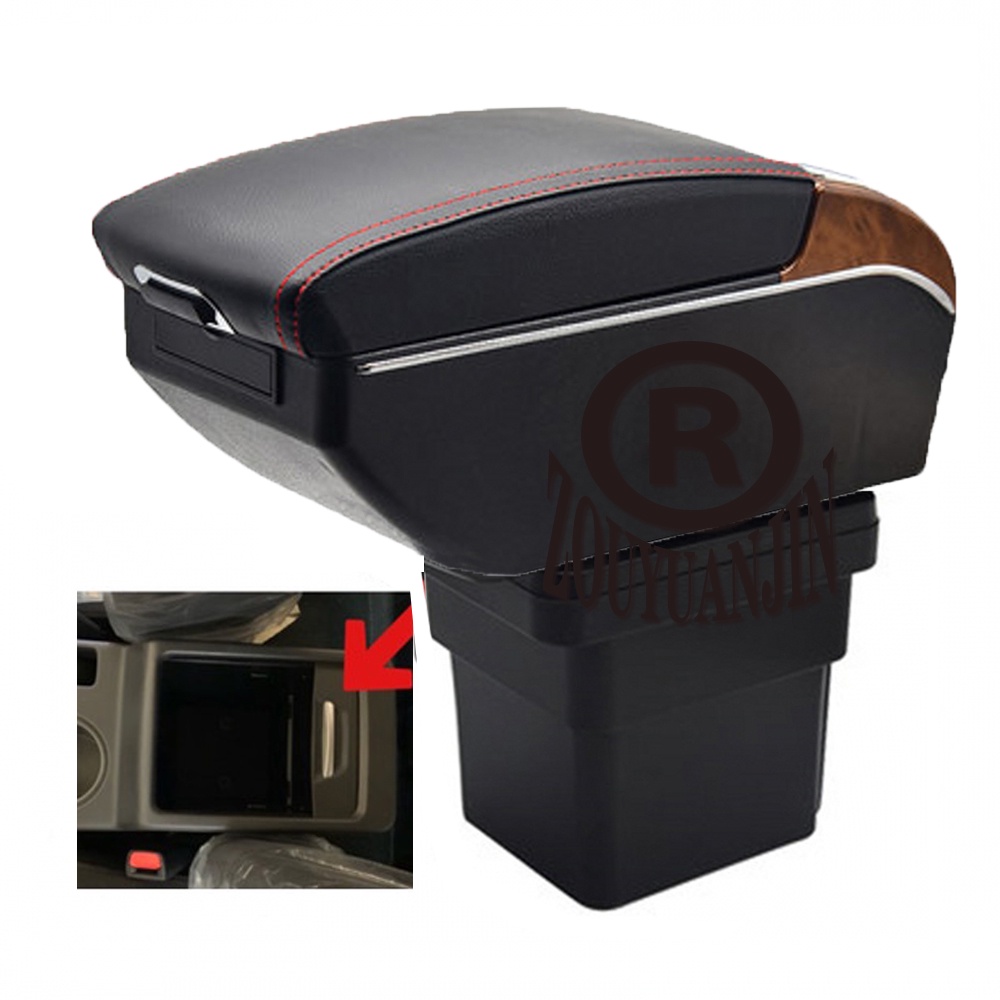 Ar Mitsubishi Xpander คอนโซลกลางที่เท้าแขนกล่องจัดเก็บข้อศอกส่วนที่เหลือแขนพร้อมที่วางแก้ว USB