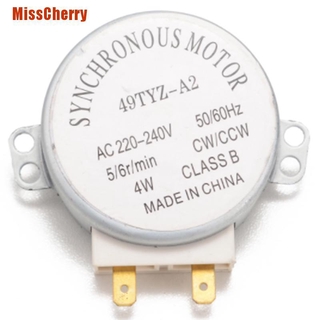 (Misscherry) มอเตอร์ซิงโครนัส 49Tyz สําหรับไมโครเวฟ A2 Ac 220-240 V Cw Ccw 4W 5 6