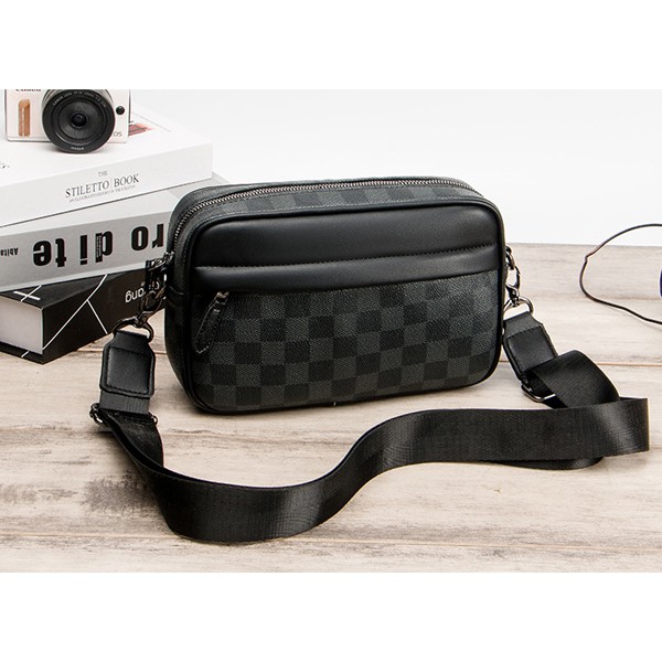กระเป๋าสะพายข้าง หล่อเท่ห์ Handsome Crossbody bag ผู้ชาย กระเป๋าสะพายพาดลำตัว รุ่น W5191