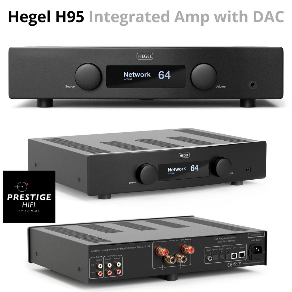 Hegel H95 Integrated Amp with DAC and Network Streaming