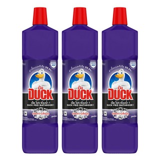 น้ำยาทำความสะอาดห้องน้ำ เป็ดม่วง 900 มล. แพ็ค 3  DAILY CLEANER BATH PURPLE DUCK 900ML 1X3