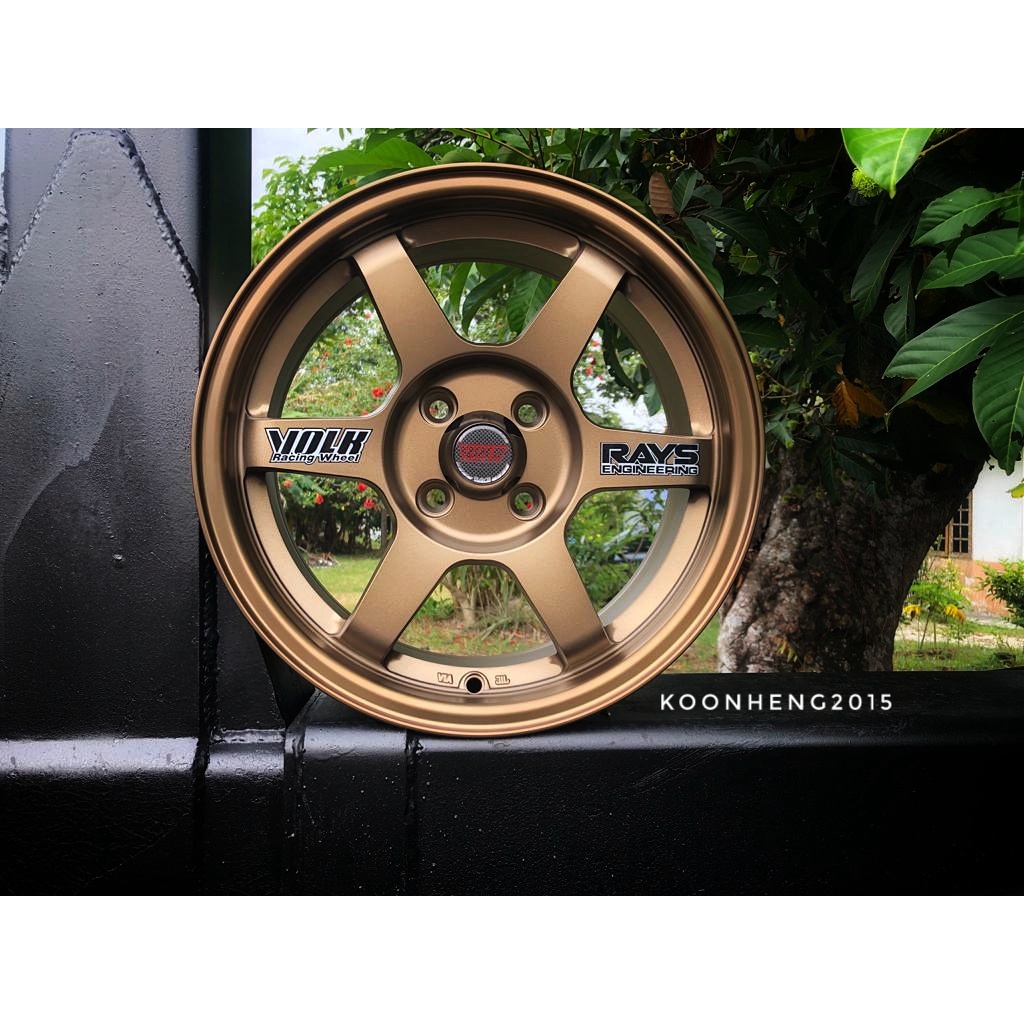อัตโนมัติ ตัวเลือก TE37 ขอบกีฬา 15x7J 4x100 ET35 CB73.1 -