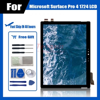 อะไหล่หน้าจอสัมผัส LCD แบบเปลี่ยน สําหรับ Microsoft Surface Pro 4 1724 Surface Pro4 LCD