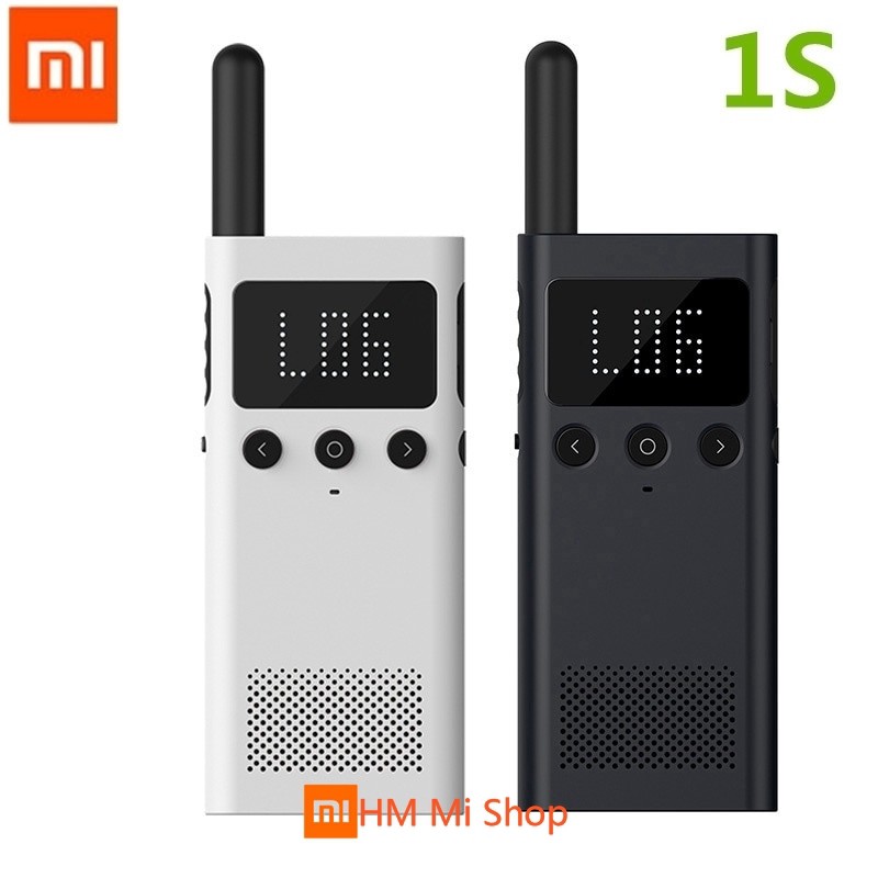 Xiaomi Smart Walkie Smart Talkie 1S พร ้ อมวิทยุ FM ลําโพง TeamTalk ลําโพง WalkieTalkie 1S สีดํา 5Km