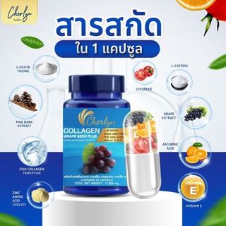 Cherlyn Collagen Grape Seed Plus เฌอร์ลิน คอลลาเจน เกรปซีด พลัส