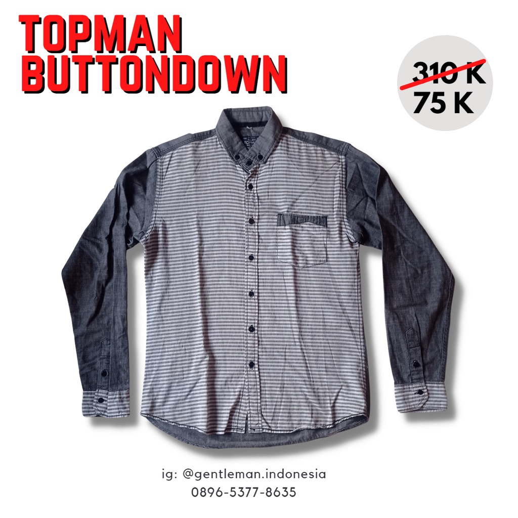 คีมจา 🇯🇵 เสื้อ Topman (Buttondown/Premium)