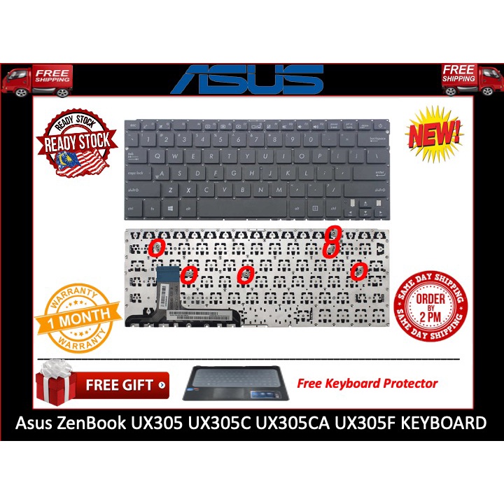 ASUS Zenbook UX305FA UX305UA UX305CA UX305 Series แป้นพิมพ์แล็ปท็อป 🎁