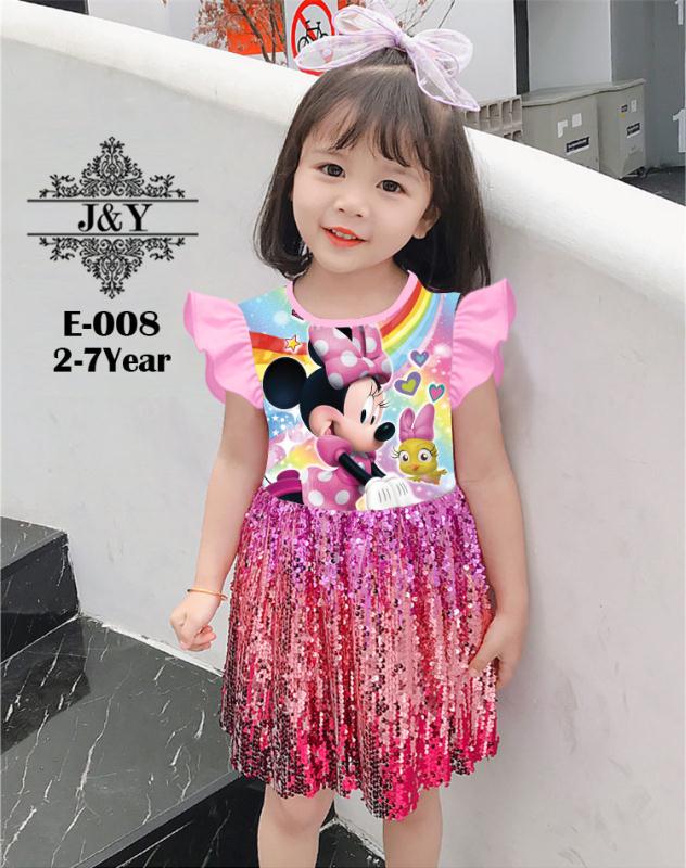 AILUBEE SEQUIN GIRL DRESS MINNIE-E008
